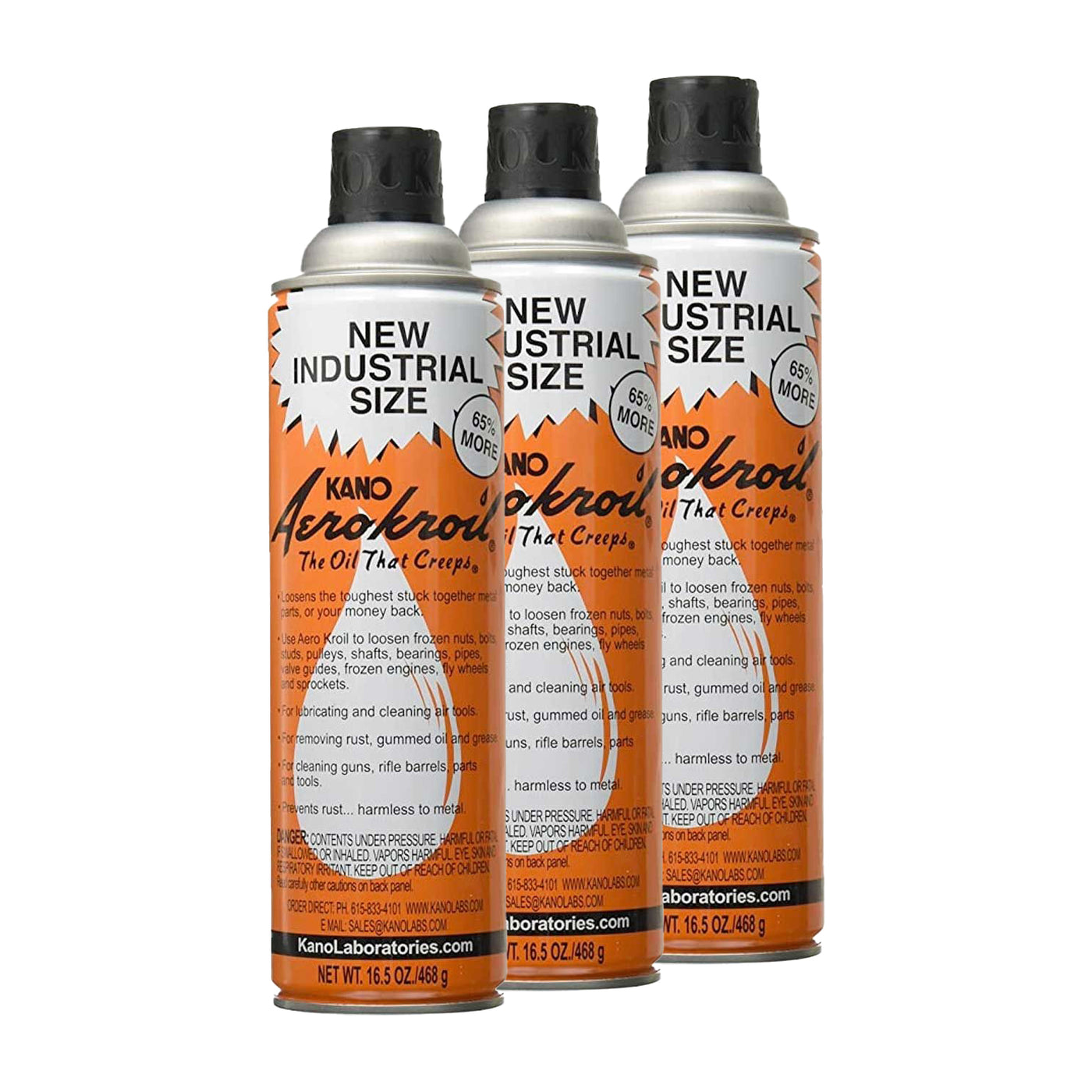 #AK16 Kroil Original Penetrating Oil (Aerosol Spray - 16.5 OZ - 3 Pack)