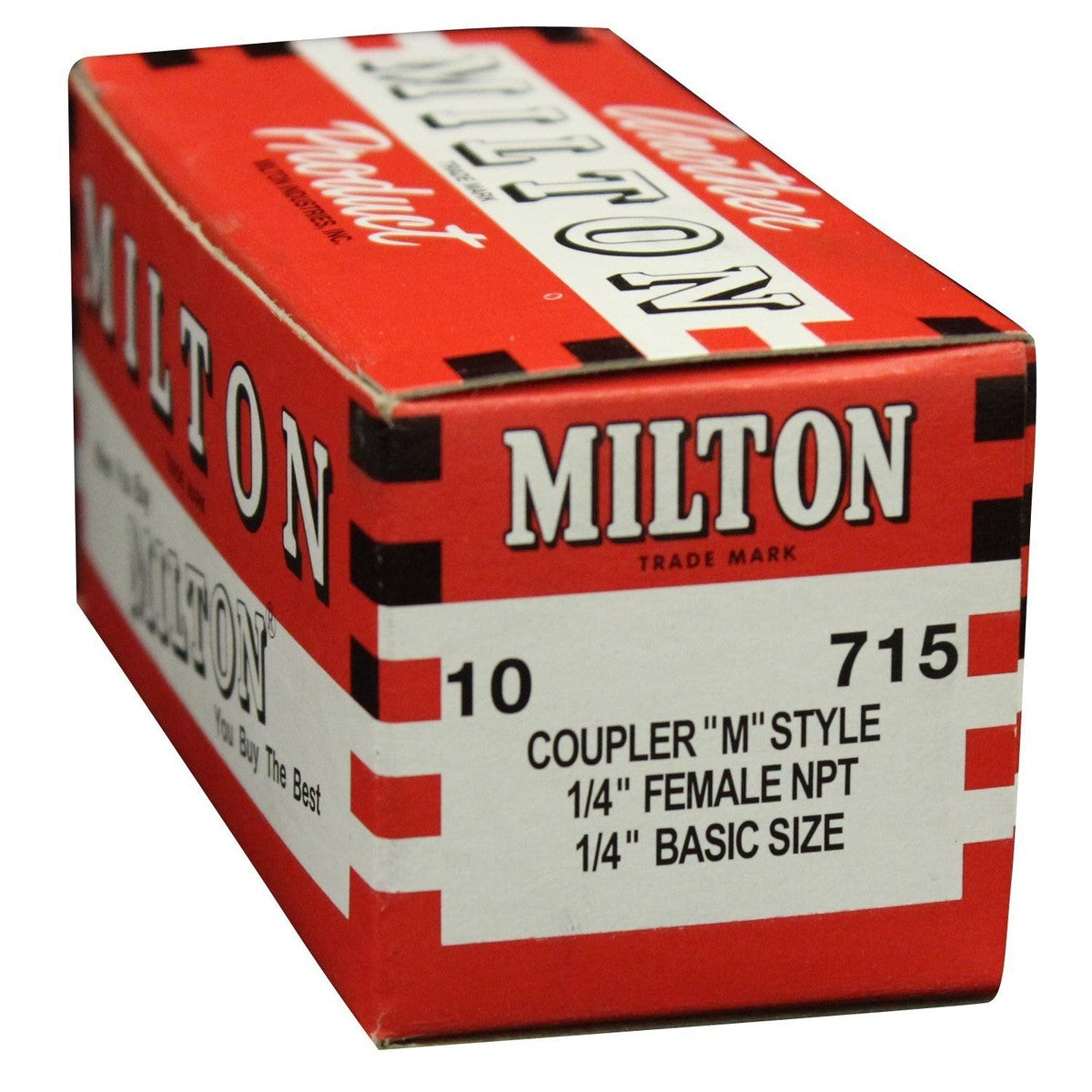 #715 Female 1-4 Coupler Plug (M) 10-Bag