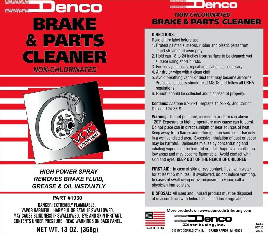 Keyser Manufacturing CRC Brake Clean - 20 oz. - JEGS