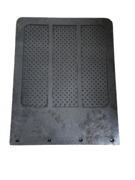 Denco 1/2" Super Heavy Duty Spiked Semi-Truck Mud Flaps - 24" x 30" - 1 Pair - Rubber