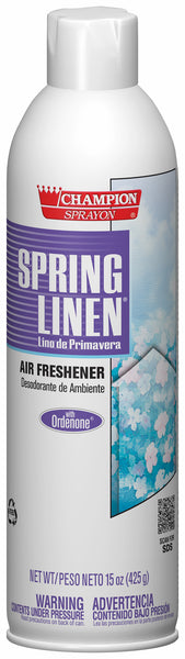 #438-5176 Chase Products Aerosol Air Freshener -  Fresh Linen - 15oz Cans - 12/ Case