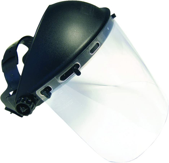 #5140 Clear Full Face Shield with Head Gear