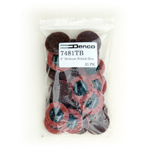 Load image into Gallery viewer, #7481TB Denco 2&quot; Medium Roloc Reconditioning Disc 25 Pack
