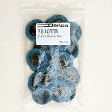 Load image into Gallery viewer, #7515TB Denco 2&quot; Fine Roloc Reconditioning Disc 25 Pack
