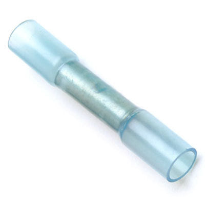 #20172 Heat Shrink 16-14 Blue Butt Connector 100 Pack