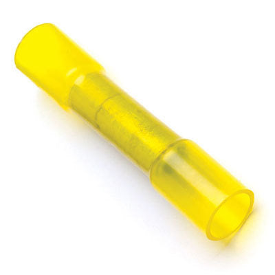 #20312 Heat Shrink 12-10 Yellow Butt Connector 100 Pack