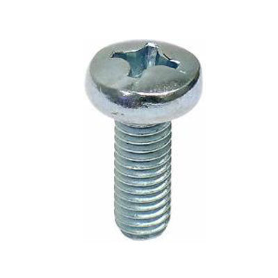 #15878B 6-1.00x16 Phillips Pan Hd Mach Screw Zinc 100 Pack