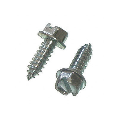 #11369B License Plate Screw #14x3-4 Hex Head 100 Pack