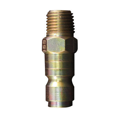 #1809 Male 1/4" Coupler Plug (P) 10 Pack