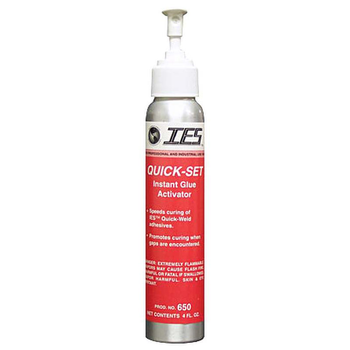 #650 IES Quick Set activator 4 FL OZ 3 Pack