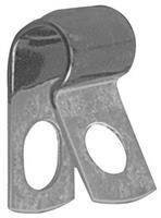 #AV10606 Closed Clamp 1-1-4" - Galvanized Coated with Black Vinyl 25 Pack