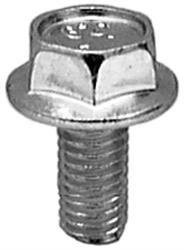 #AV17315 Hex Flange License Plate Screw M6 1.0 x 12mm 50 Pack