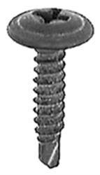 #AV17650 Phillips Round Washer Head Tek Black #8 x 3-4" 50 Pack