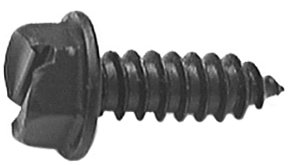 #AV18354 Slotted Hex Washer Head License Plate Screws #14 x 3-4" 50 Pack