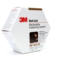 #06483 3M Dual Lock Black Hook and Loop Tape 1" x 5YD