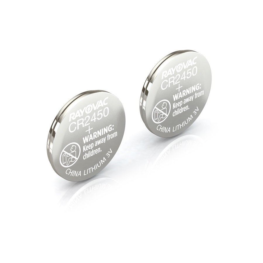 #CR2450 Lithium Coin Cell Battery Rayovac 10 Pack