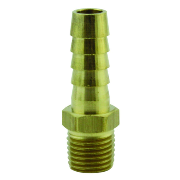 #602 1/4" MNPT 3/8" ID Hose End Fitting 10 Pack