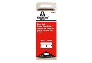 #IB90 Carbon Steel Duro Edge Blade 100 Pack - DencoDistributing