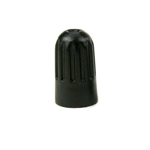 #17-492L Valve Cap - Long Skirted Black Plastic with Seal for 17-20008 100 Pack