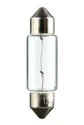 #6418 Mini Bulb T-3 1-4 FESTOON CAP (SV8.5-8)12V .42A 3.58CP (C5W) 10 Pack