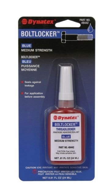 #49442 Dynatex Blue Medium Strength Threadlocker 24ml