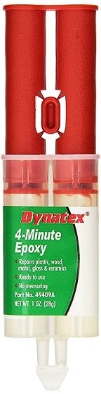 #49409A Dynatex 4 Minute Epoxy 1oz Syringe