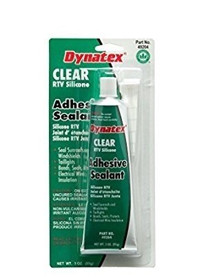 #49204 Dynatex Clear RTV Silicone Adhesive - Sealant 3OZ