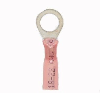 #40042 Heat Shrink 22-18 Red 5-16 Ring 100 Pack