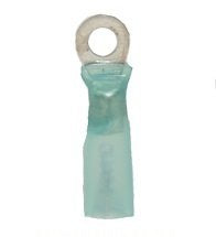 #40090 Heat Shrink 16-14 Blue #8 Ring 100 Pack