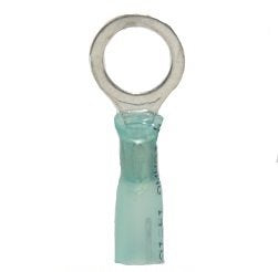 #40103 Heat Shrink 16-14 Blue 3-8 Ring 100 Pack