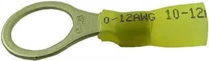 #40240 Heat Shrink 12-10 Yellow 1-4 Ring 100 Pack