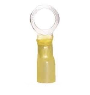 #40260 Heat Shrink 12-10 Yellow 3-8 Ring 100 Pack