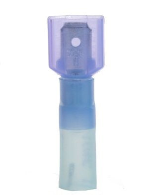 #40208 Heat Shrink 16-14 Blue F-I .250 MQC 100 Pack