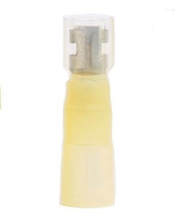 #40213 Heat Shrink 12-10 Yellow F-I .250 FQC 100 Pack