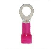 #50040N Nylon 22-18 Pink Insulated #10 Ring 100 Pack