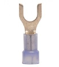 #50160N Nylon 16-14 Insulated Blue #10 Spade 100 Pack