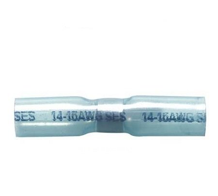 #60172 Self Solder 16-14 Blue Butt Connector 100 Pack