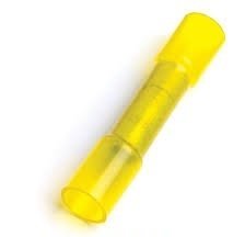 #60312 Electro Link 12-10 Butt Connect Yellow Self Solder 100 Pack