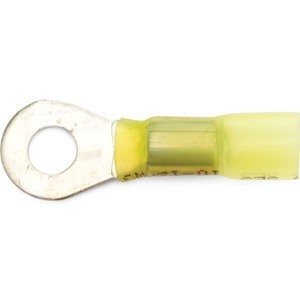 #60230 Self Solder Yellow #10 Ring Terminal 12-10 100 Pack