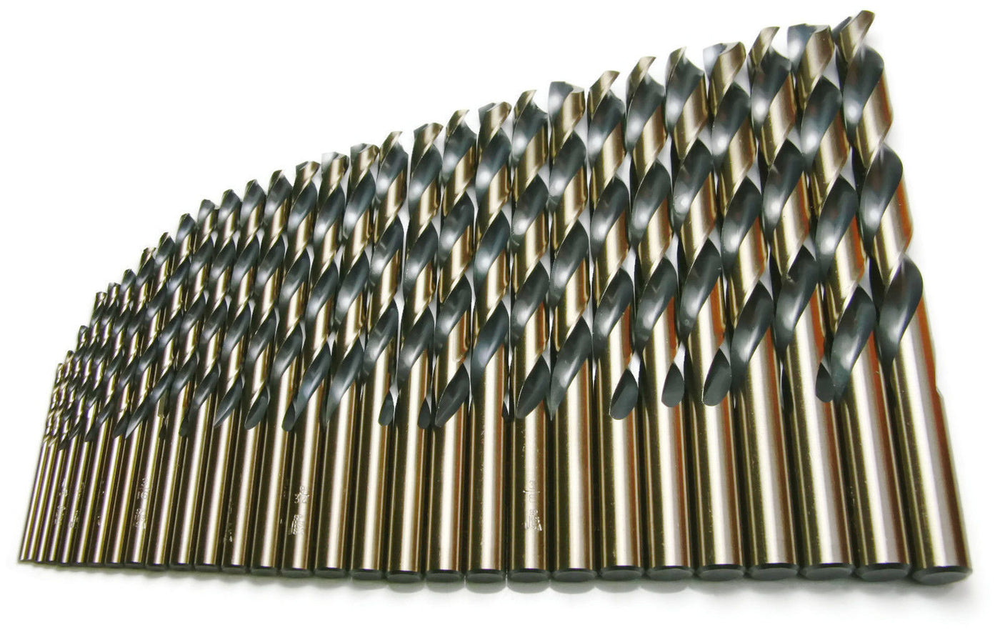 Norseman 1/16" - 1/2" Jobber Length Split Point Drill Bits 190AG 6-12 Pack