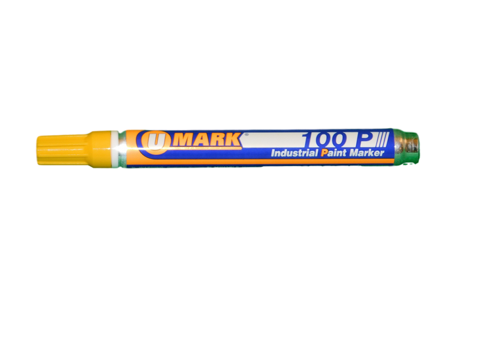 #10206 Paint Marker in Yellow Precision Valve 12 Pack