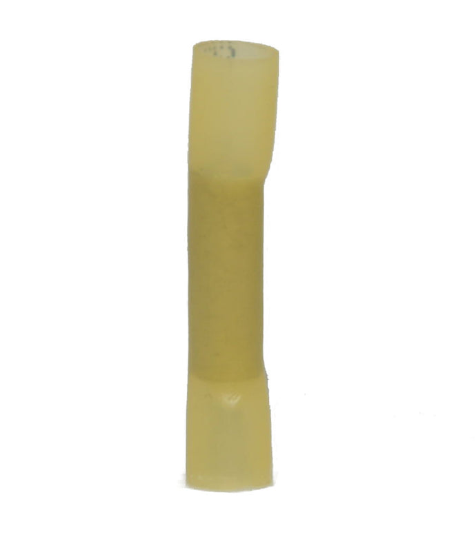 #40312L 12-10 NIaC Heat Shrink Butt Connectors - Yellow - 100 Pack