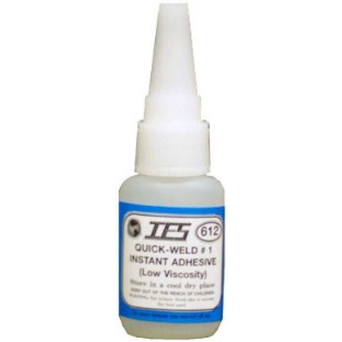 #612 IES QUICK-WELD #1 LOW VISCOSITY 1 FL. OZ. CLEAR 3 Pack