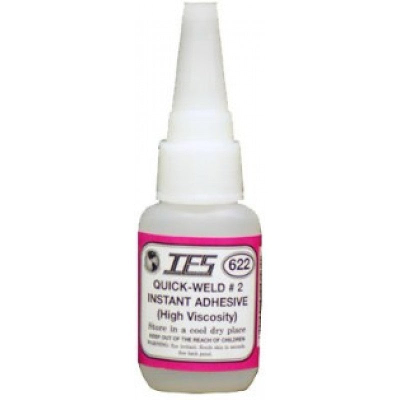 #622 IES QUICK-WELD #2 (THICK) 1 FL OZ. CLEAR 3 Pack