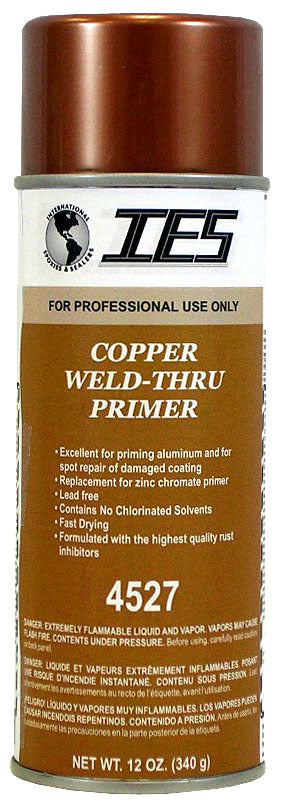 #4527 IES Copper Weld-Thru Primer with Zinc Added 16 OZ. 2 Pack