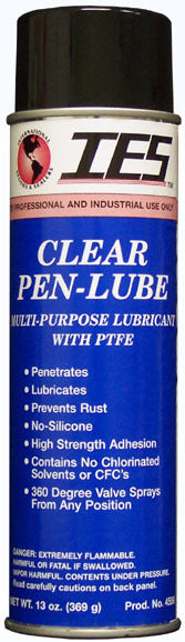 #4550 IES Clean Pen-Lube Multi-Purpose Lubricant with PTFE 20 OZ. 4 Pack
