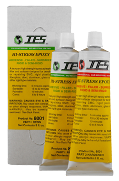 #8001 IES Epoxy Hi-Stress 10 OZ. Tube Kit 2 Pack - DencoDistributing