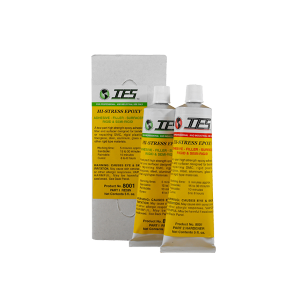 #8001 IES Epoxy Hi-Stress 10 OZ. Tube Kit 2 Pack