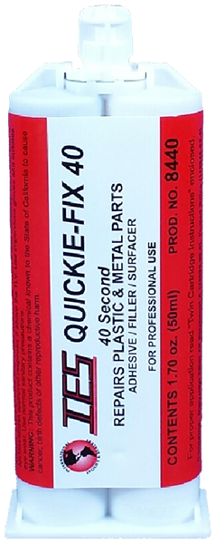 #8440 IES QUICKIE-FIX 40 REPAIR ADHESIVE 40 SEC. REPAIR 50ml 3 Pack - DencoDistributing