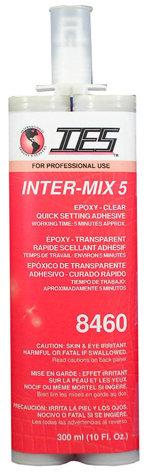 #8460 IES INTER-MIX 5 EPOXY CLEAR 10 OZ. CARTRIDGE - DencoDistributing